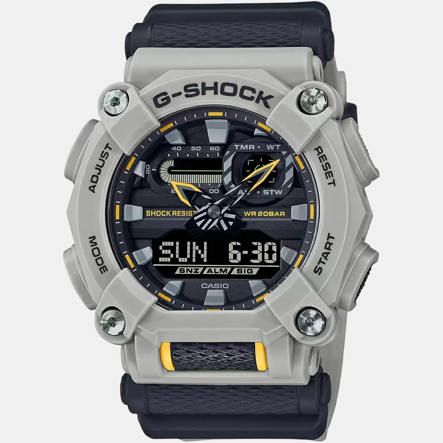 G-Shock Men Quartz Black Dial Analog-Digital Resin Watch G1119