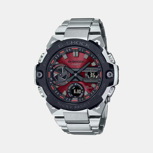 G-Shock Men Quartz Red Dial Analog-Digital Stainless Steel Watch G1123
