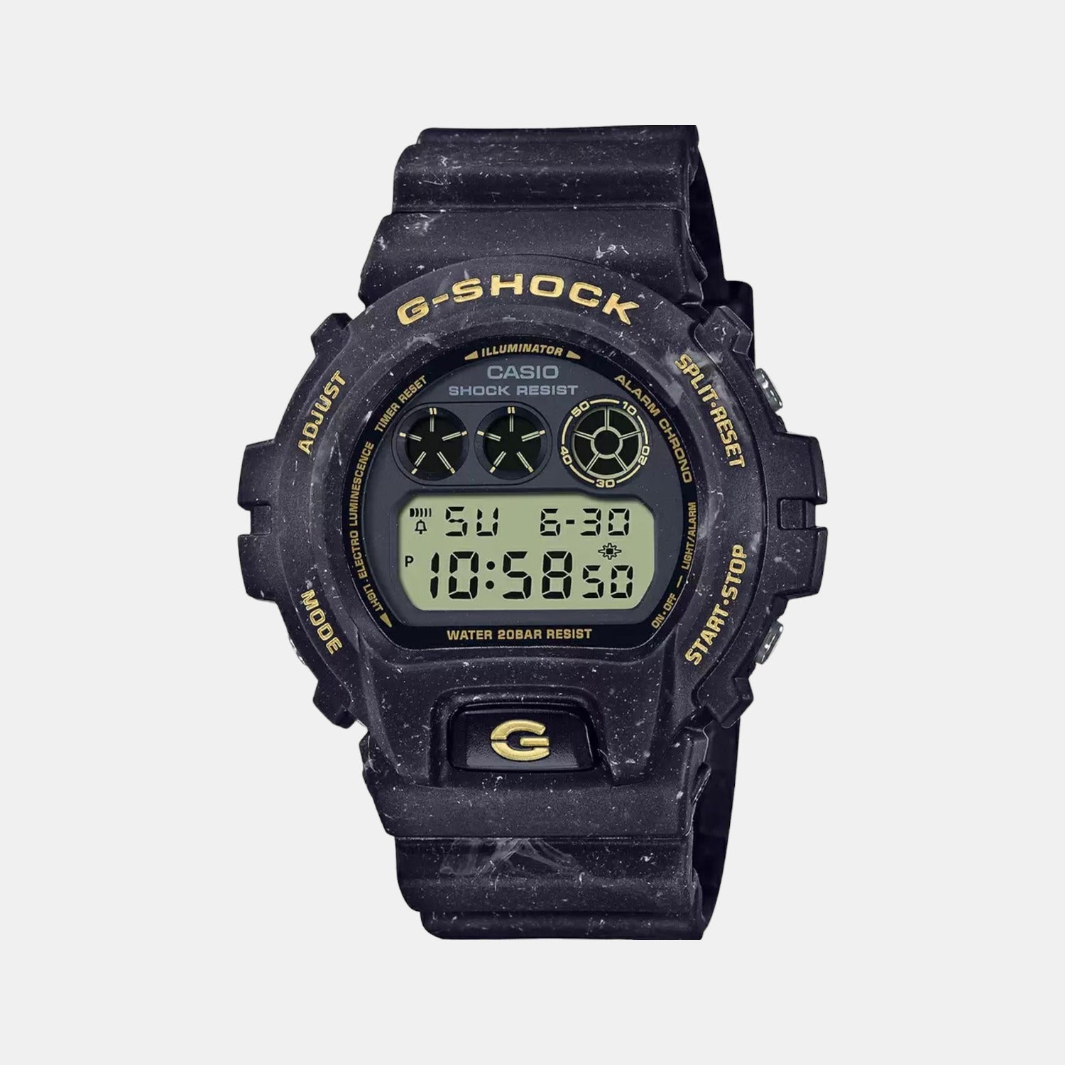G-Shock Men Quartz Black Dial Digital Stainless Steel Watch G1132