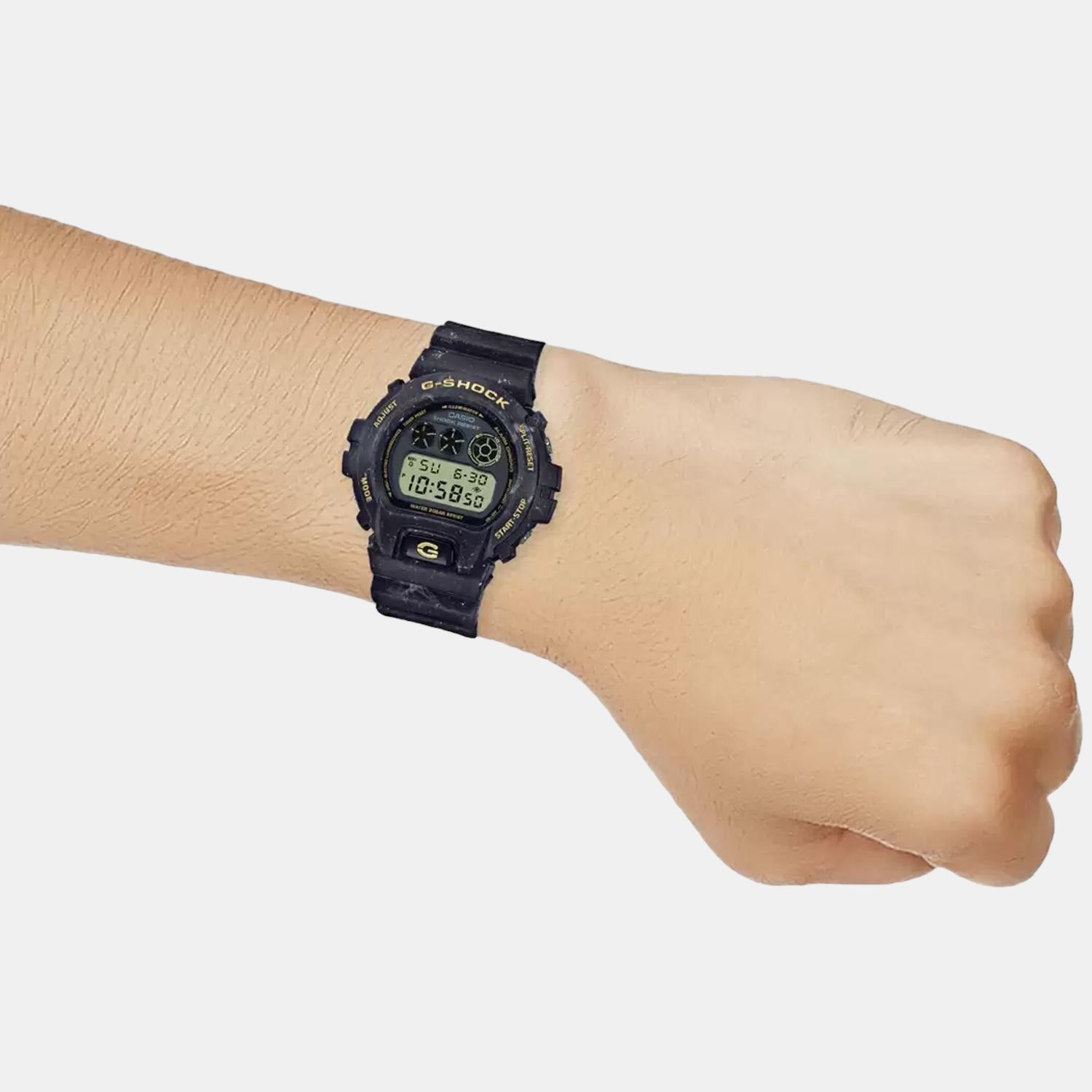 G-Shock Men Quartz Black Dial Digital Stainless Steel Watch G1132