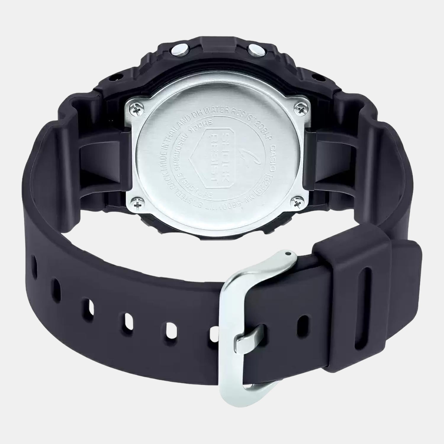 G-Shock Men Quartz Black Dial Digital Silicone Watch G1133
