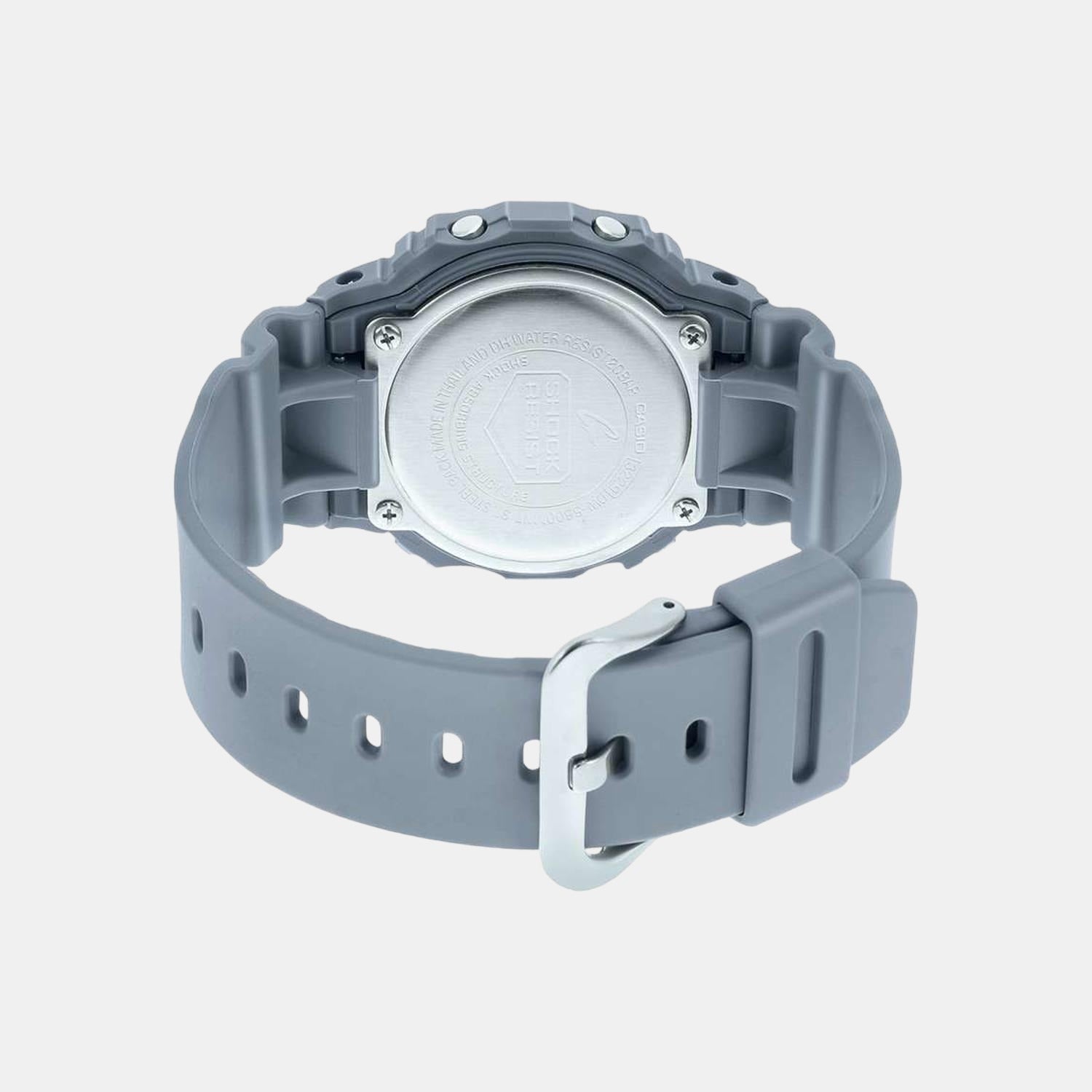 G-Shock Men Quartz Grey Dial Digital Resin Watch G1134