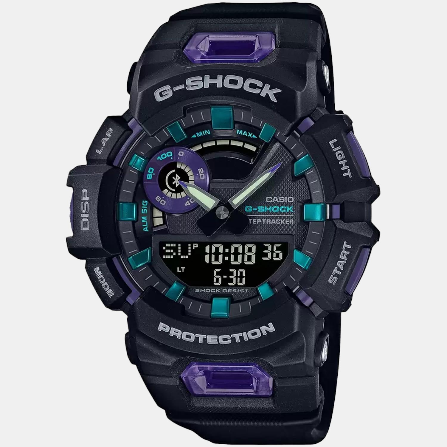 G-Shock Men Quartz Black Dial Analog-Digital Resin Watch G1136