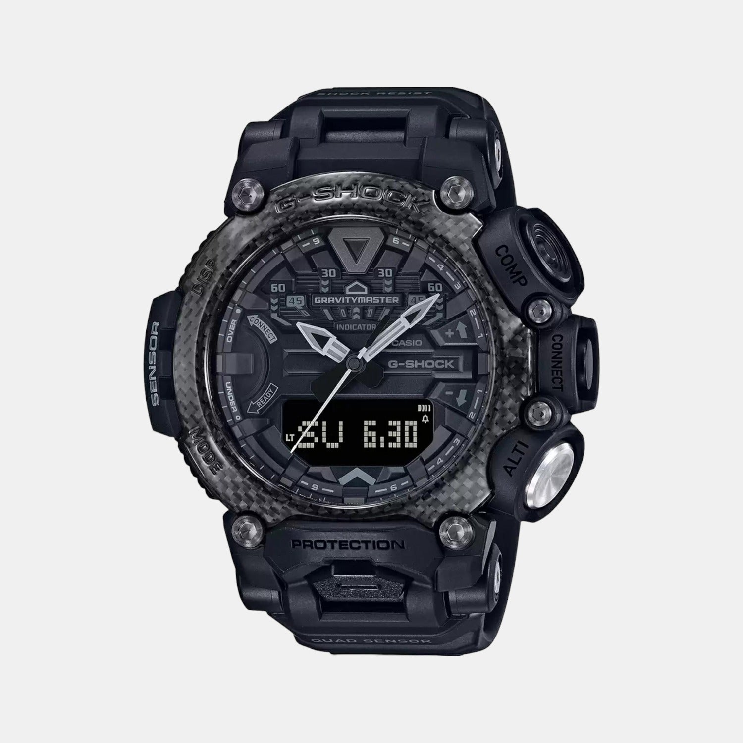 G-Shock Men Quartz Black Dial Analog-Digital Resin Watch G1142