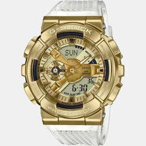G-Shock Men Quartz Gold Dial Analog-Digital Resin Watch G1143