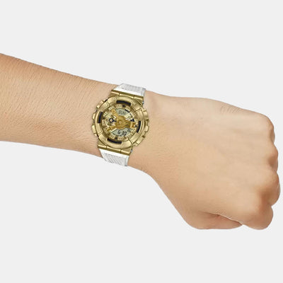 G-Shock Men Quartz Gold Dial Analog-Digital Resin Watch G1143