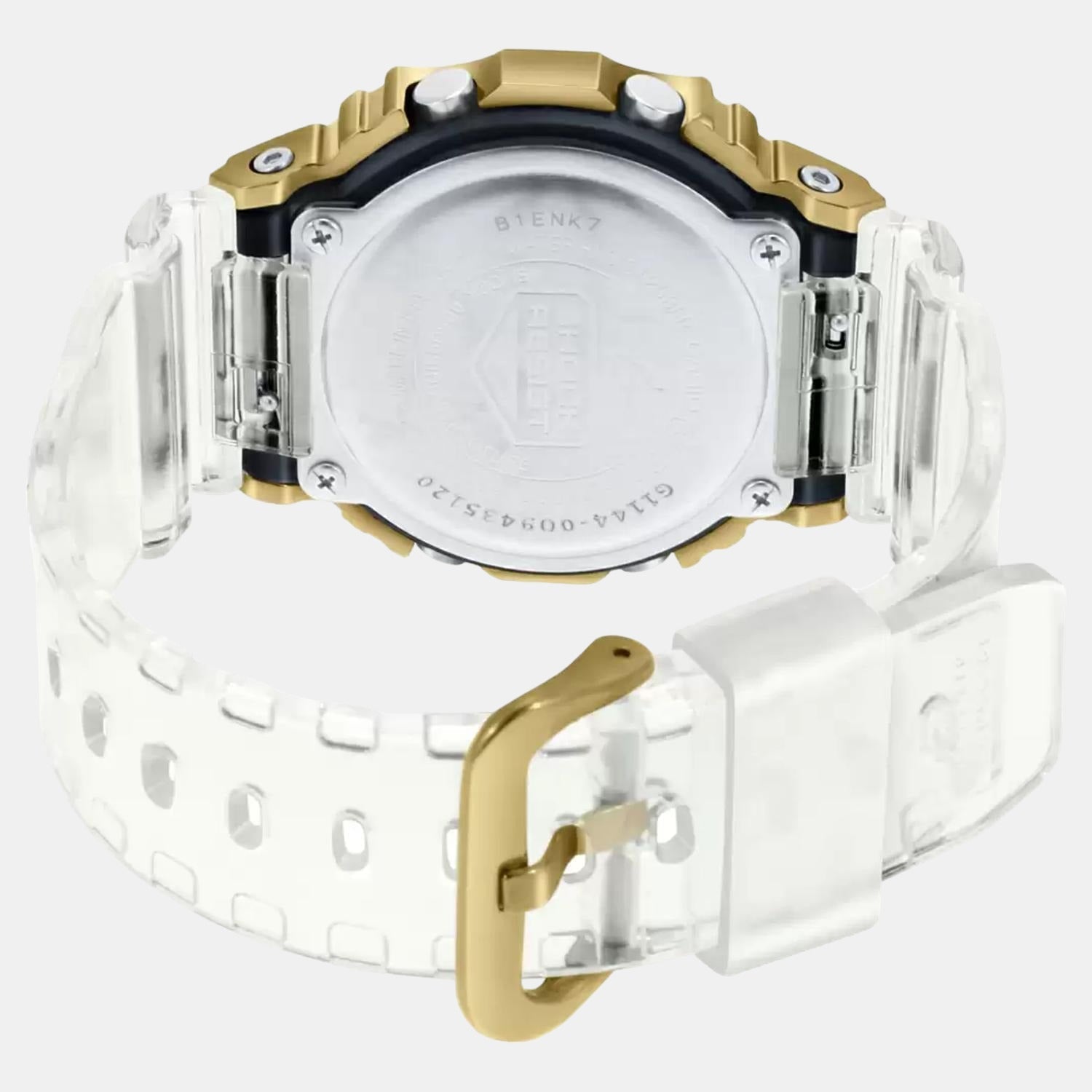 G-Shock Men Quartz Gold Dial Analog-Digital Resin Watch G1144