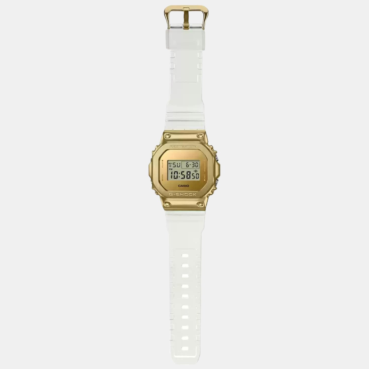 G-Shock Men Quartz Gold Dial Analog-Digital Resin Watch G1144