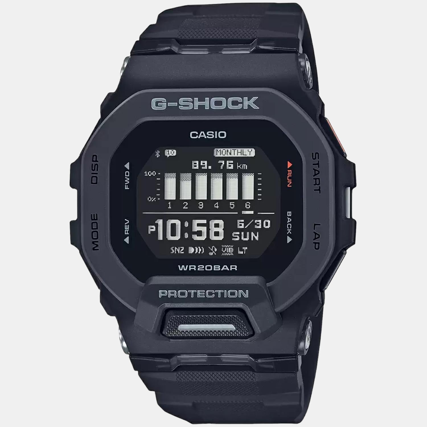 G-Shock Men Quartz Black Dial Digital Resin Watch G1146