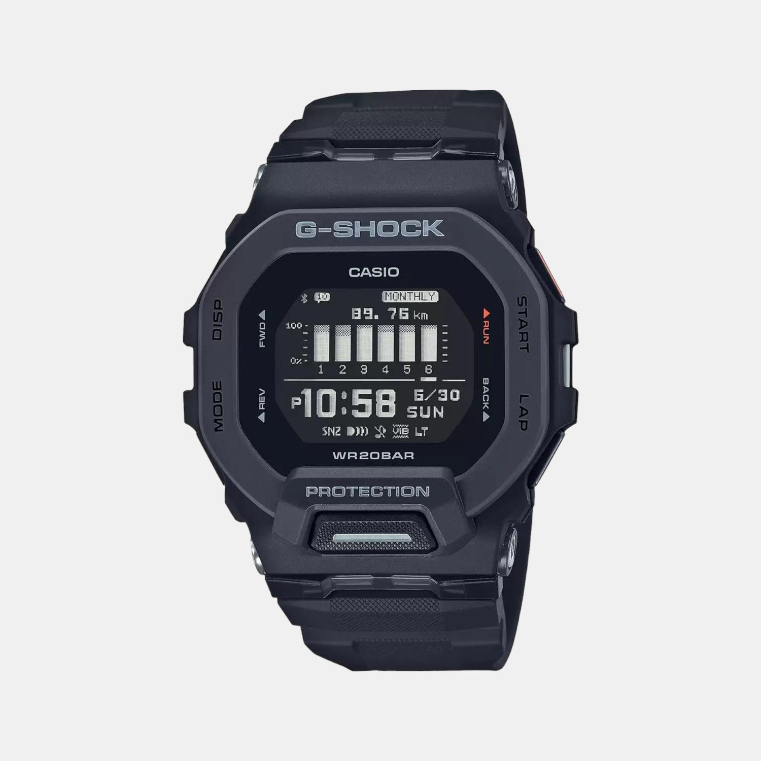 G-Shock Men Quartz Black Dial Digital Resin Watch G1146