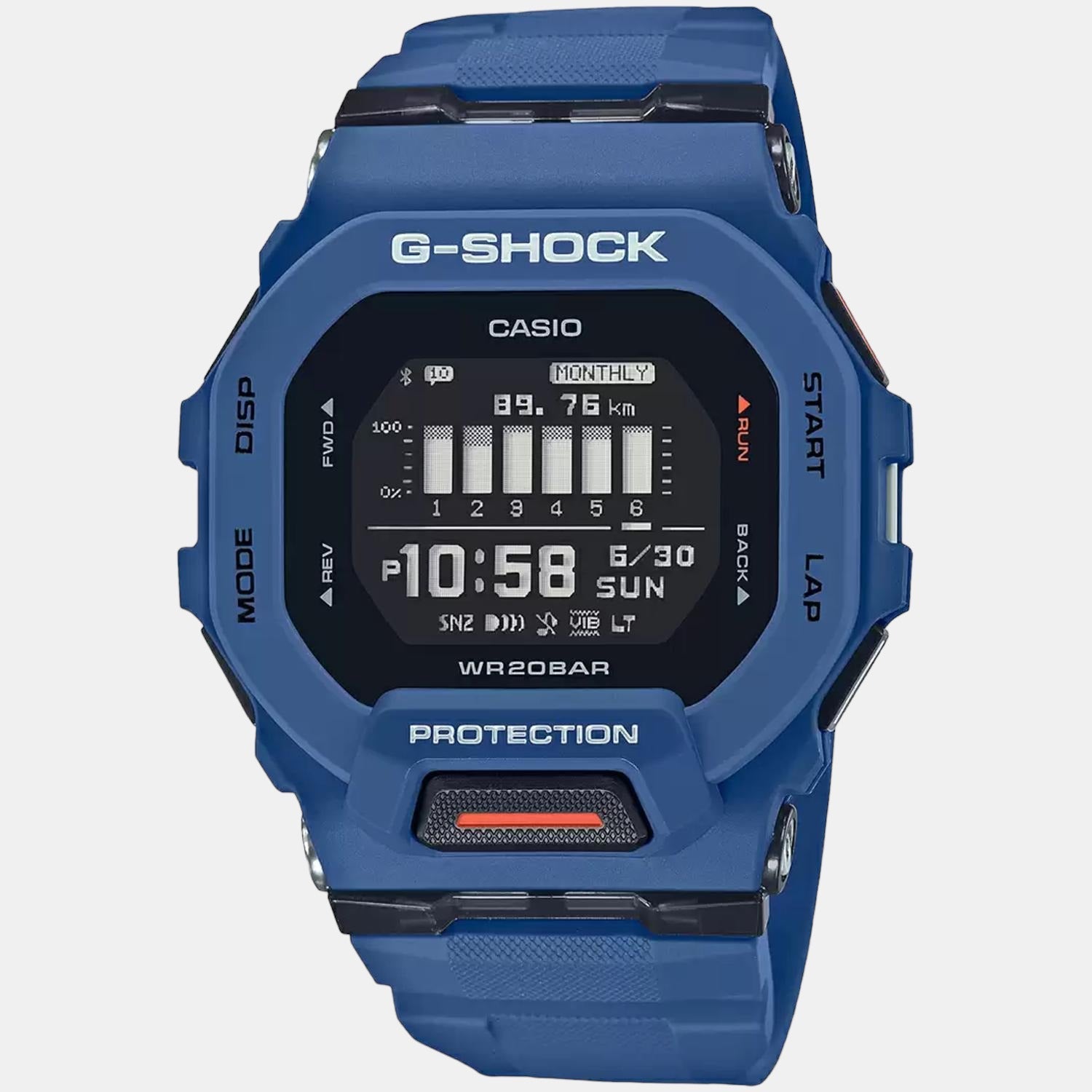G-Shock Men Quartz Black Dial Digital Resin Watch G1147