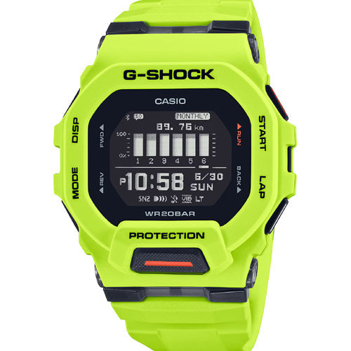 Casio G-Shock Black Dial Men 45.9mm G1148 G-Squad GBD-200-9