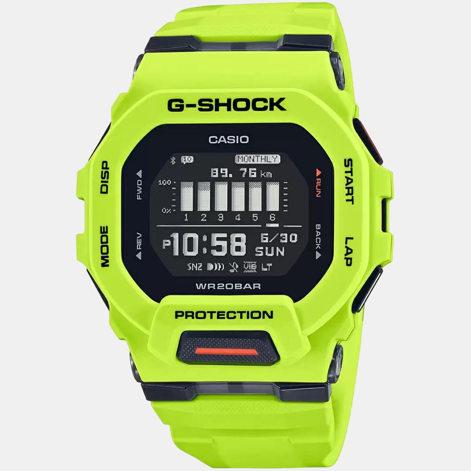 G-Shock Men Quartz Black Dial Digital Resin Watch G1148
