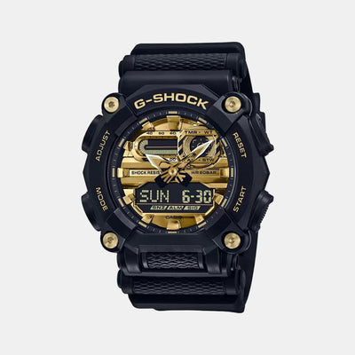 G-Shock Men Quartz Gold Dial Digital Resin Watch G1149