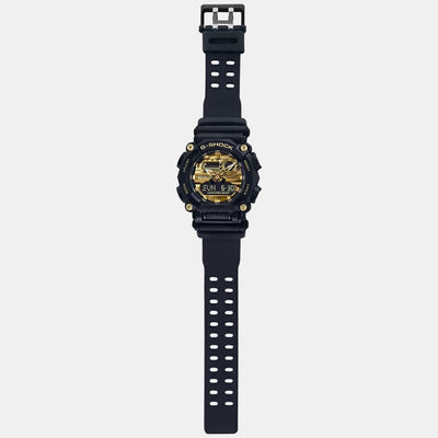 G-Shock Men Quartz Gold Dial Digital Resin Watch G1149
