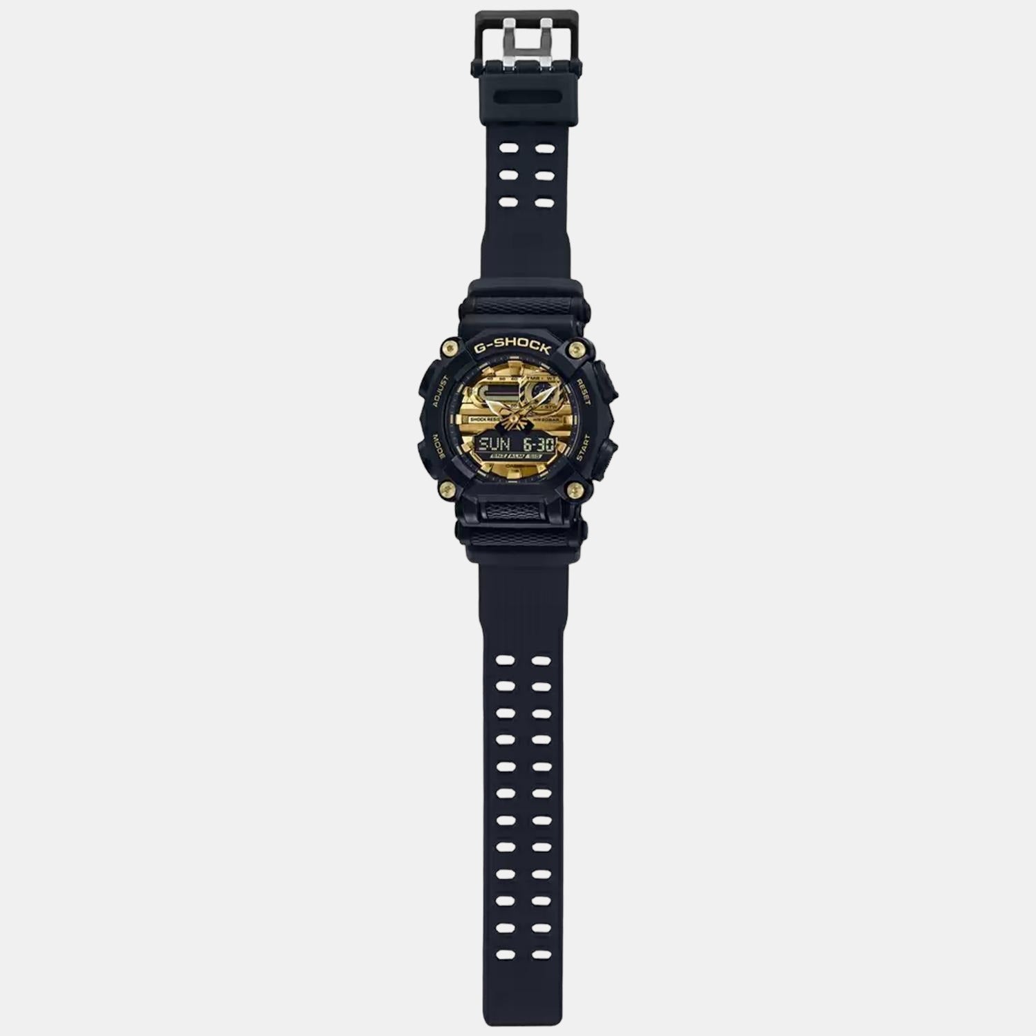 G-Shock Men Quartz Gold Dial Digital Resin Watch G1149