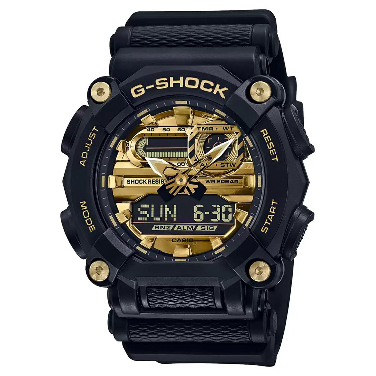 Casio G-Shock Yellow Gold Dial Men 49.5mm