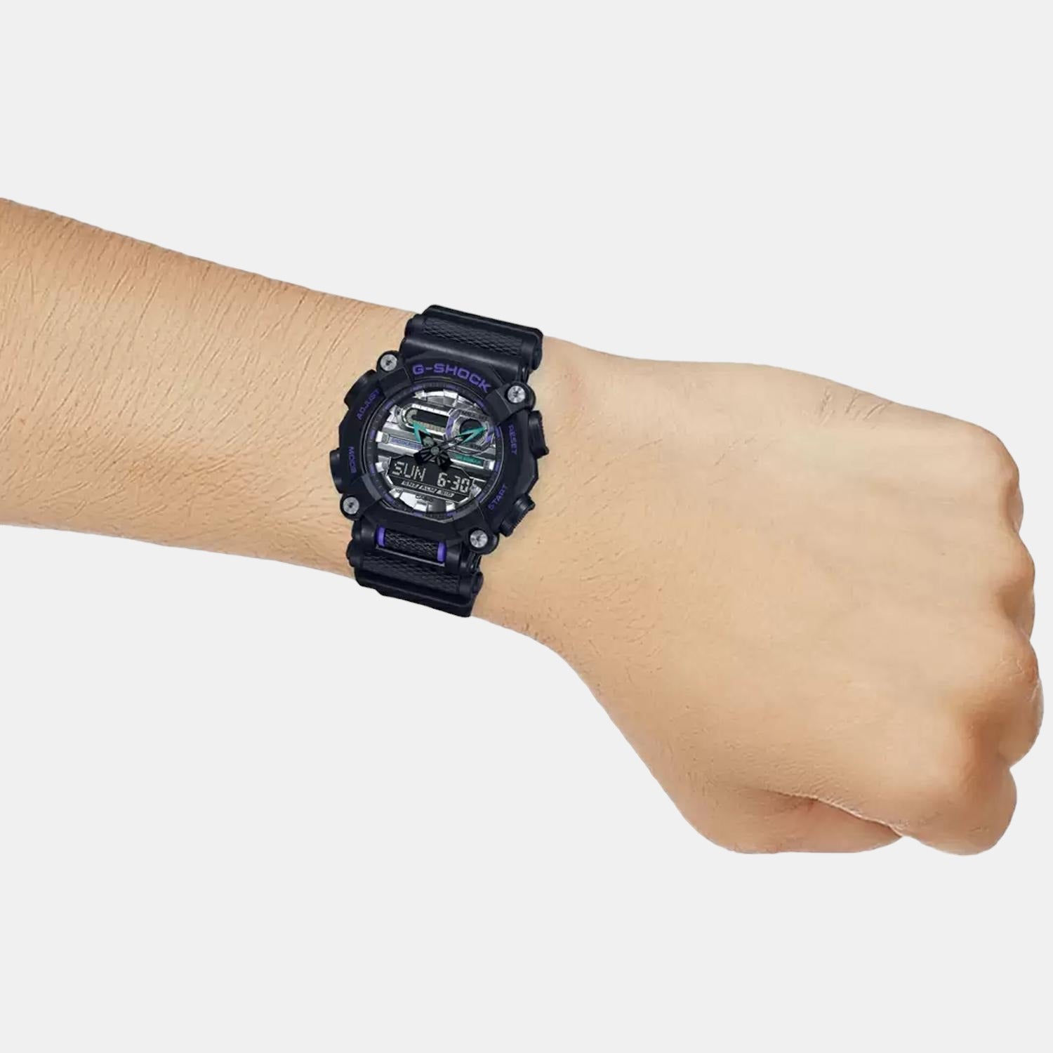 G-Shock Men Quartz Two Tone Dial Digital Resin Watch G1150