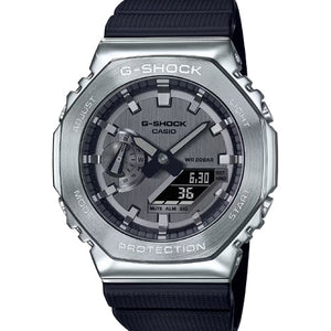 Casio G-Shock GM-2100 Series Silver Dial Men 44.4mm G1159 GM-2100-1A