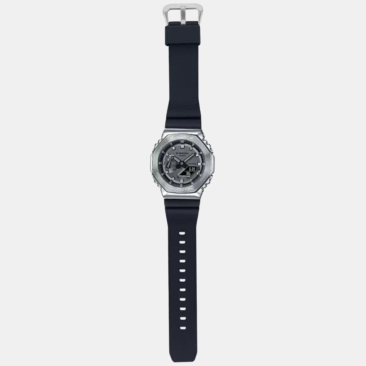 G-Shock Men Quartz Grey Dial Analog-Digital Resin Watch G1159