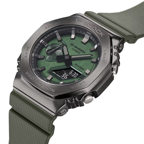Casio G-Shock Green Dial Men 44.4mm G1160 GM-2100B-3A
