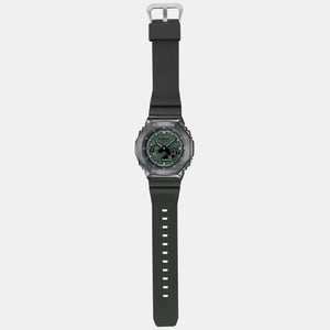 G-Shock Men Quartz Green Dial Analog-Digital Resin Watch G1160