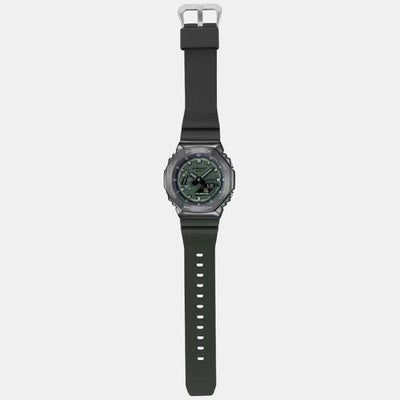 G-Shock Men Quartz Green Dial Analog-Digital Resin Watch G1160