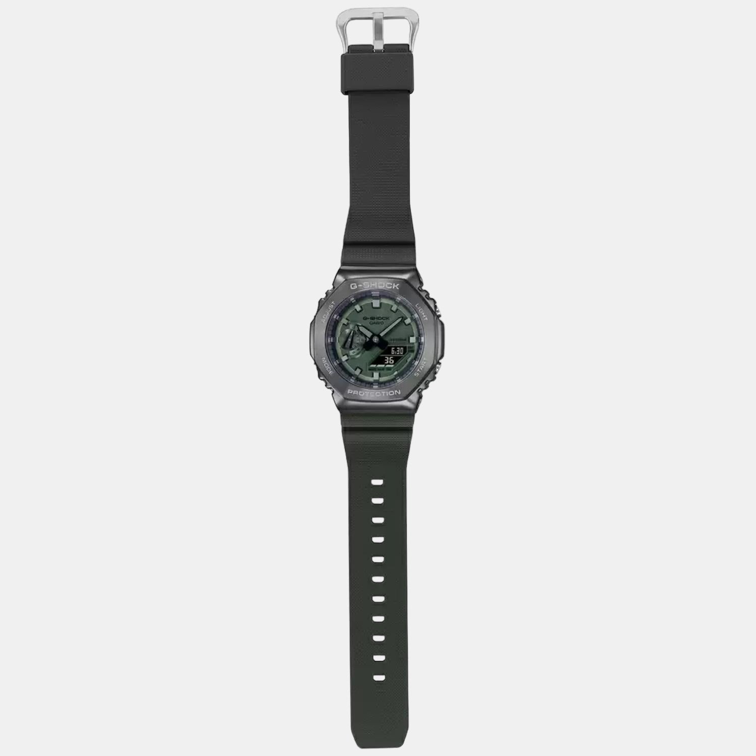 G-Shock Men Quartz Green Dial Analog-Digital Resin Watch G1160