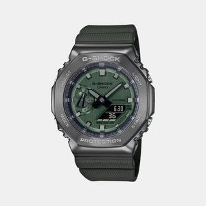 G-Shock Men Quartz Green Dial Analog-Digital Resin Watch G1160