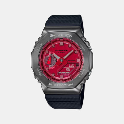 G-Shock Men Quartz Red Dial Analog-Digital Resin Watch G1161