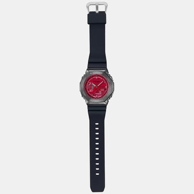G-Shock Men Quartz Red Dial Analog-Digital Resin Watch G1161