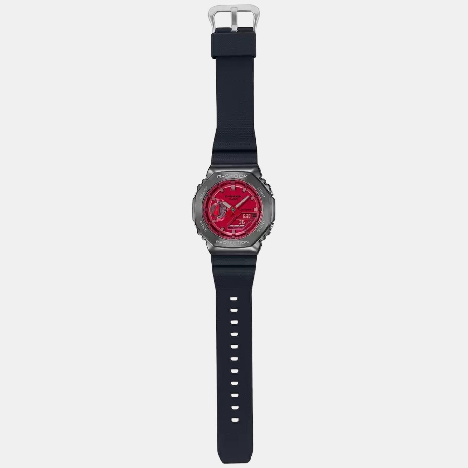 G-Shock Men Quartz Red Dial Analog-Digital Resin Watch G1161