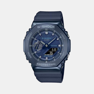 G-Shock Men Quartz Blue Dial Analog-Digital Resin Watch G1162