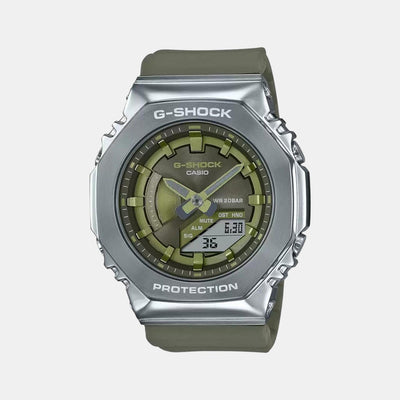 G-Shock Women Quartz Green Dial Analog-Digital Resin Watch G1163