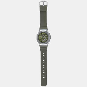 G-Shock Women Quartz Green Dial Analog-Digital Resin Watch G1163