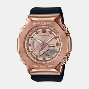 G-Shock Women Quartz Gold Dial Analog-Digital Resin Watch G1165