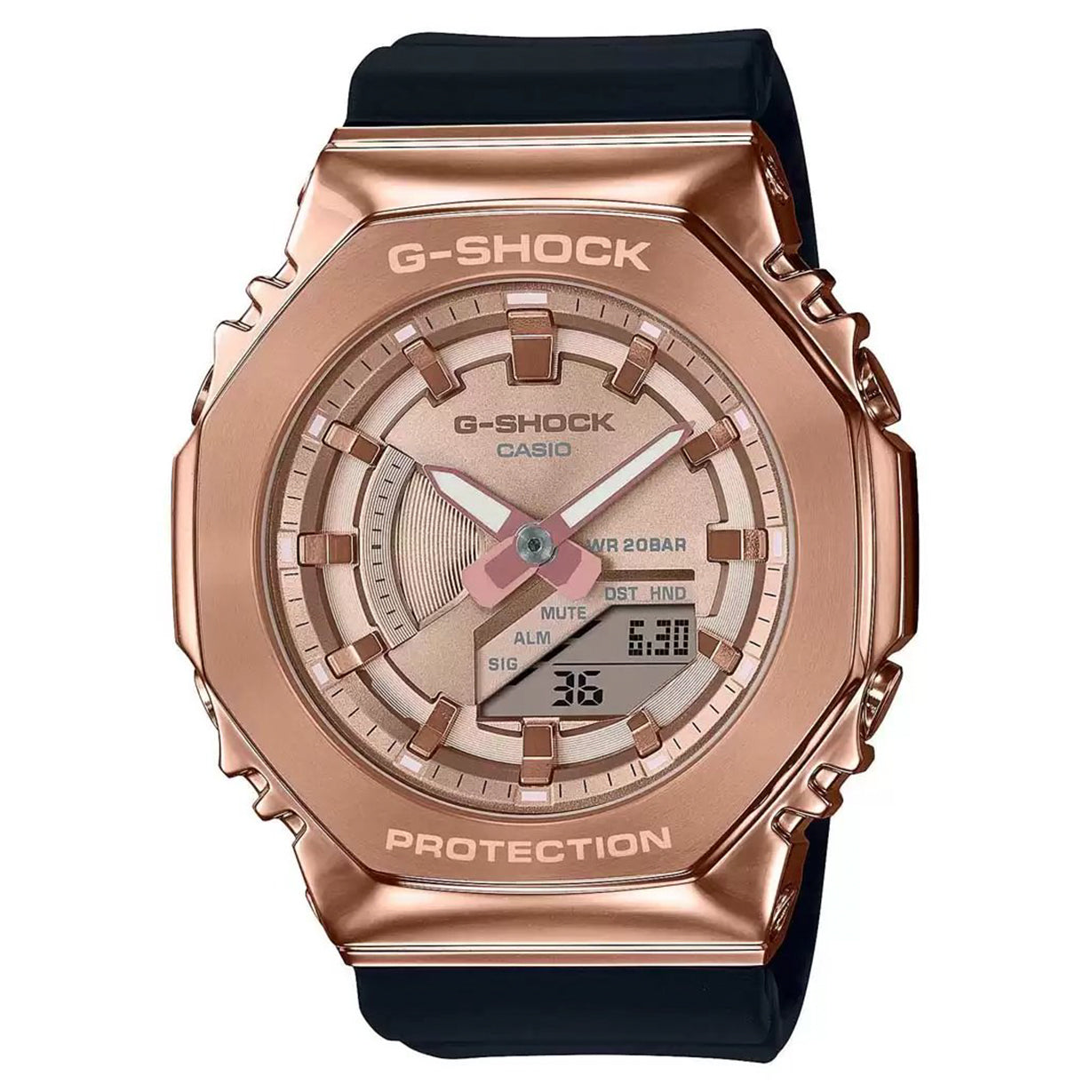 Casio G-Shock Rose Gold Dial Women 40.4mm G1165