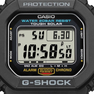 Casio G-Shock ORIGIN 5600 Series Black Dial Men 43.2mm G1166 G-5600UE-1