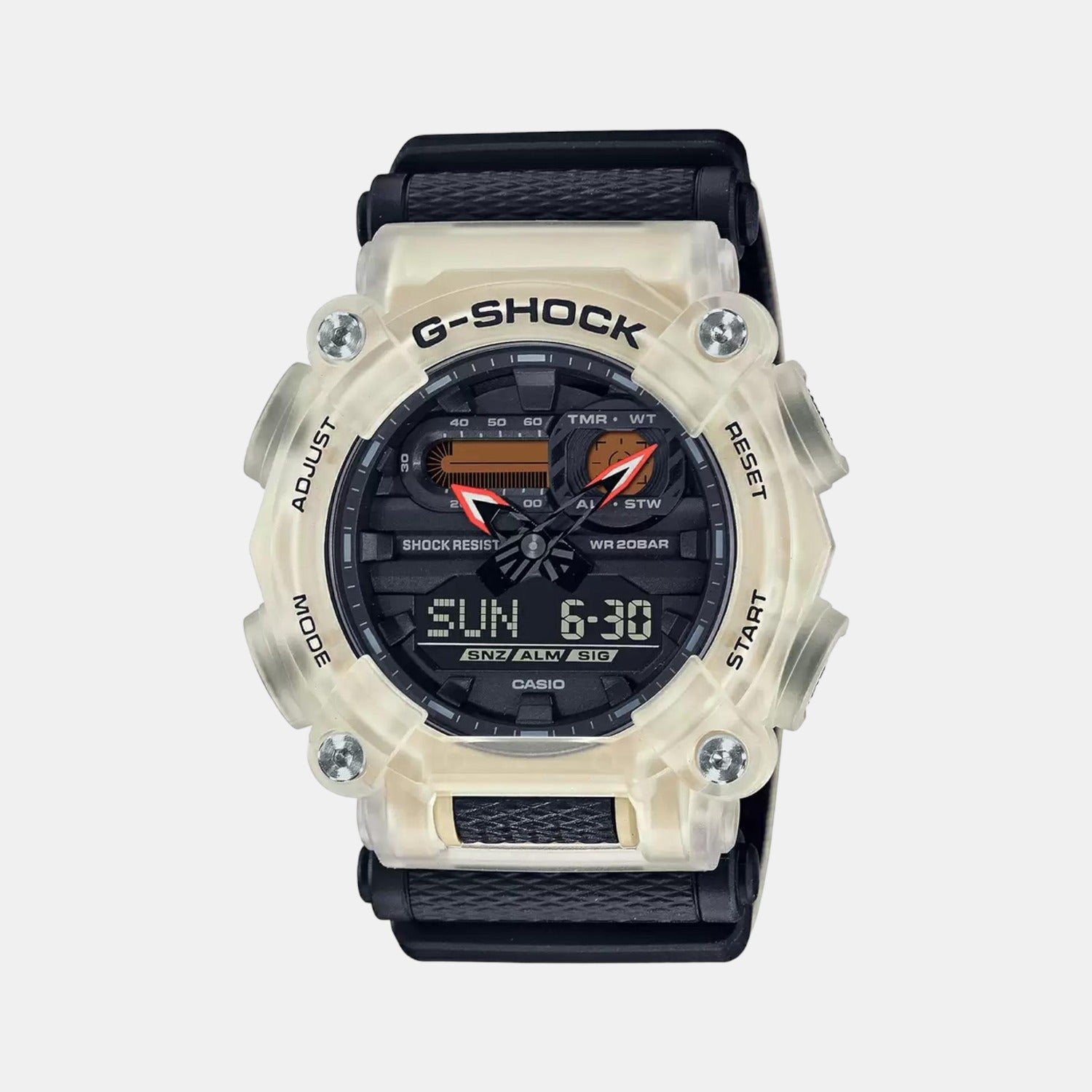 G-Shock Men Quartz Black Dial Analog-Digital Resin Watch G1167