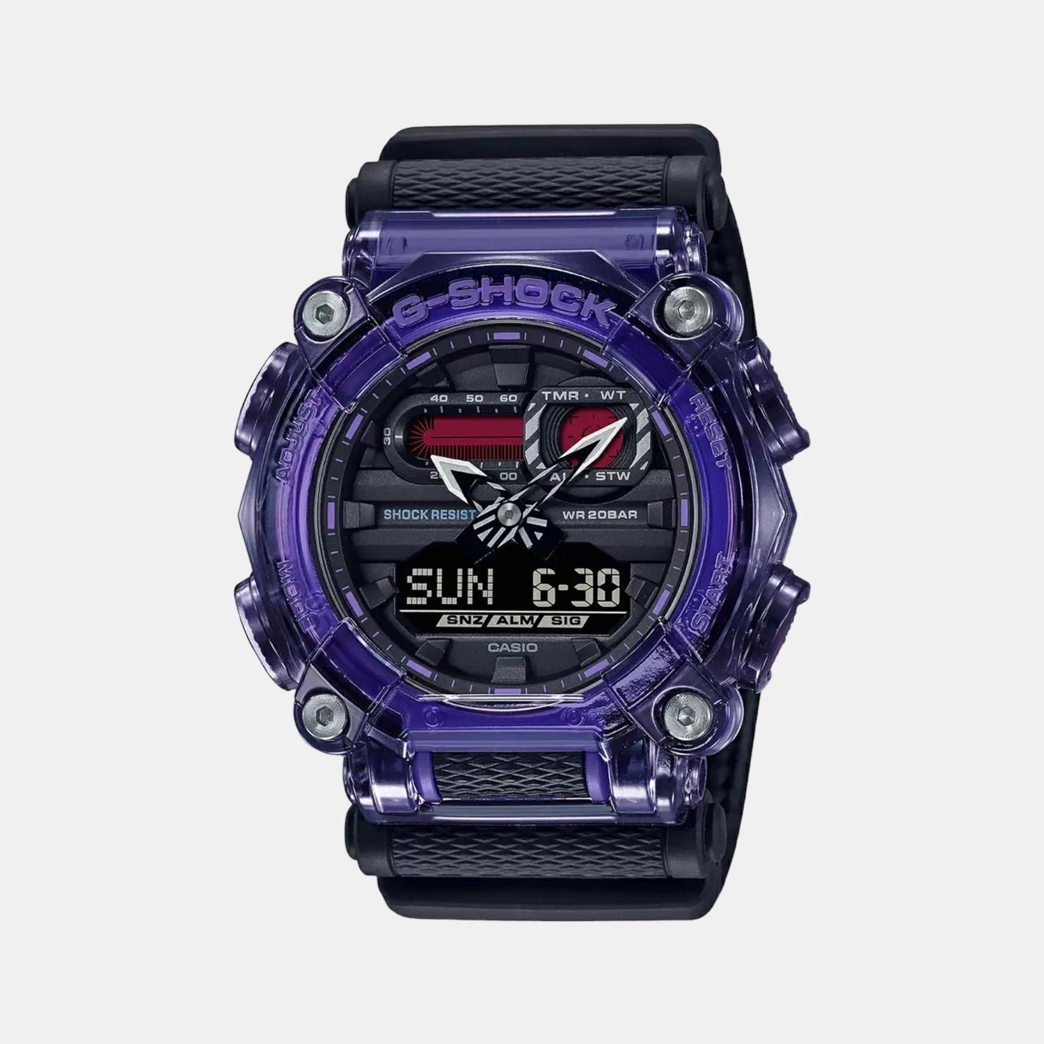 G-Shock Men Quartz Black Dial Analog-Digital Resin Watch G1168