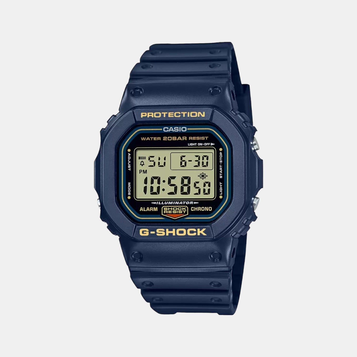 G-Shock Men Quartz Blue Dial Digital Resin Watch G1172
