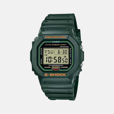 G-Shock Men Quartz Green Dial Digital Resin Watch G1173