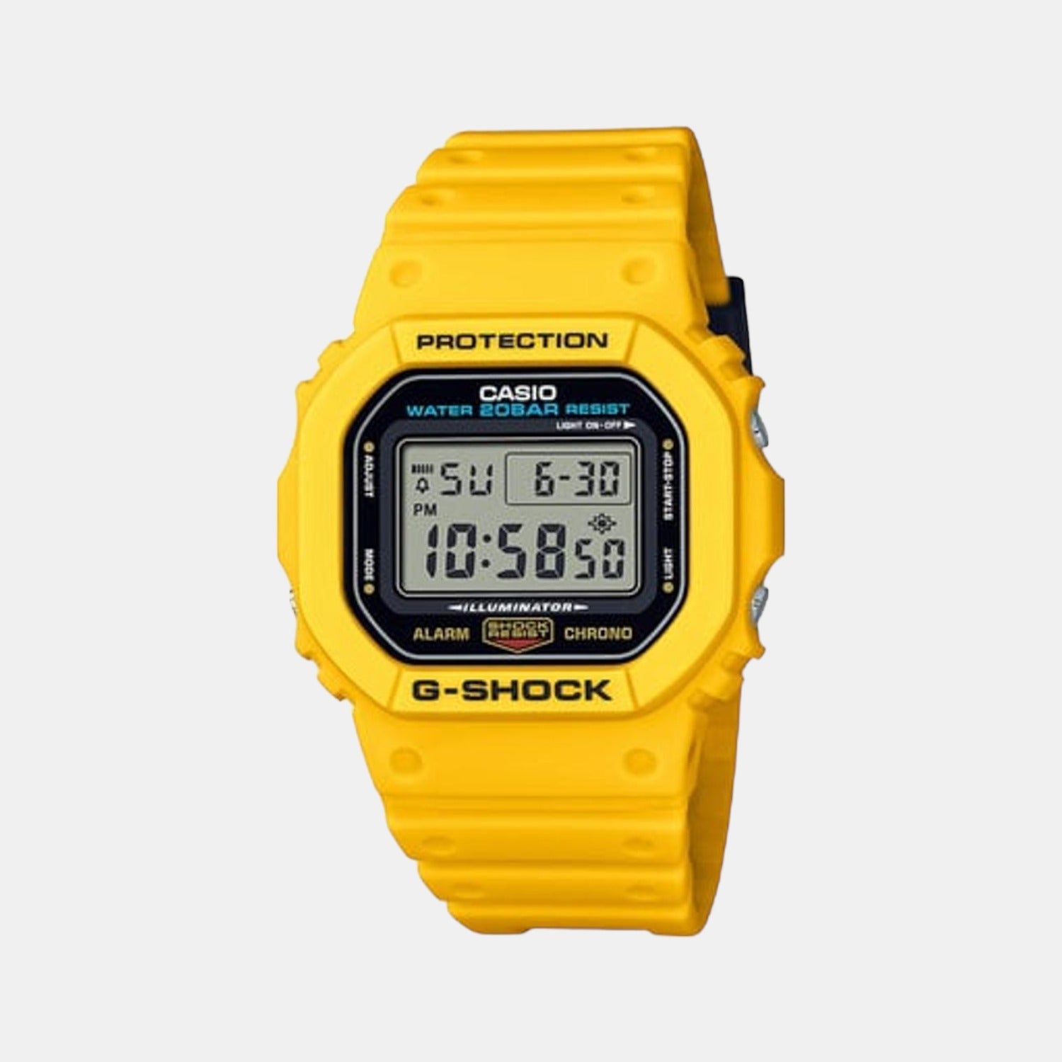 G-Shock Men Quartz Black Dial Digital Resin Watch G1174