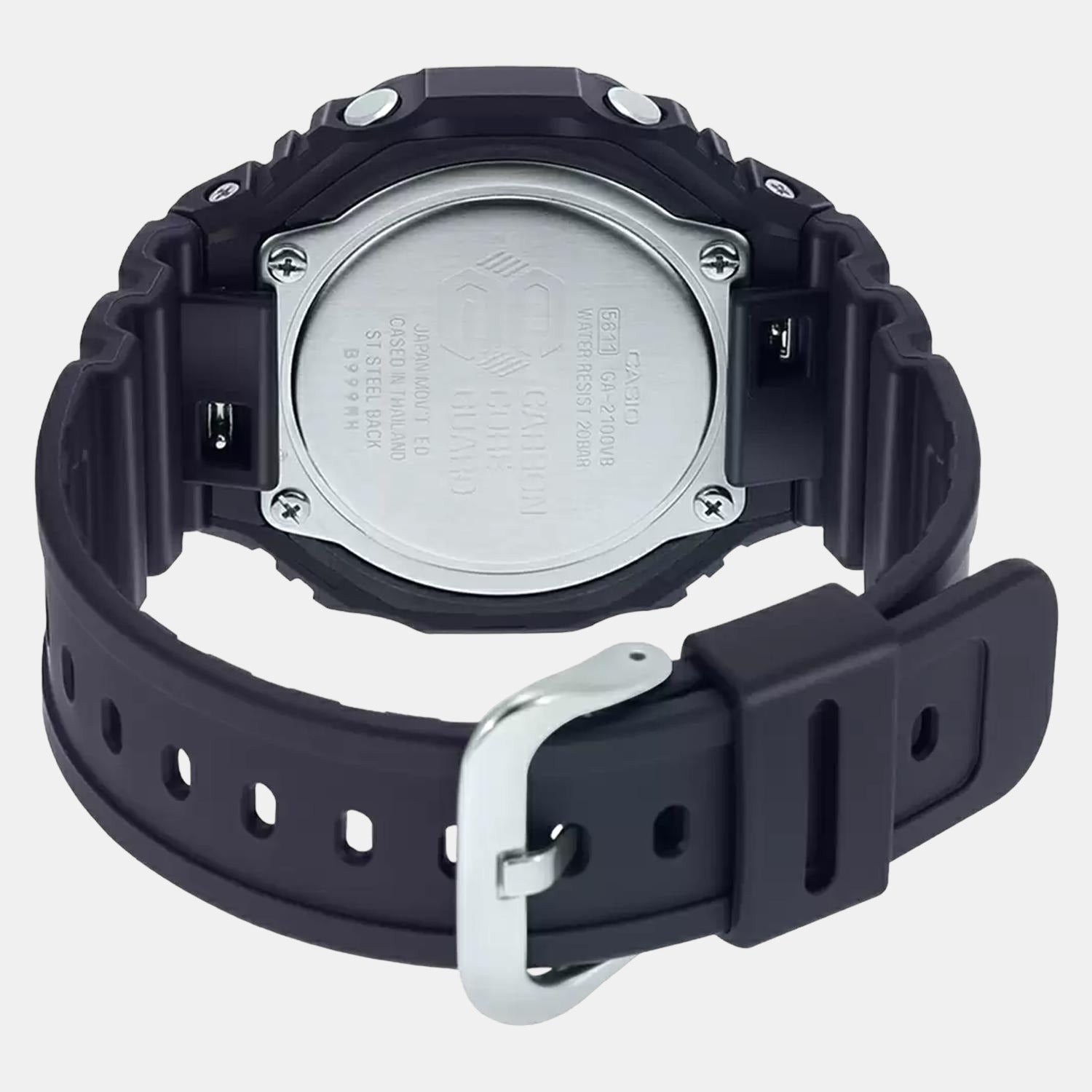 G-Shock Men Quartz Black Dial Analog-Digital Resin Watch G1182