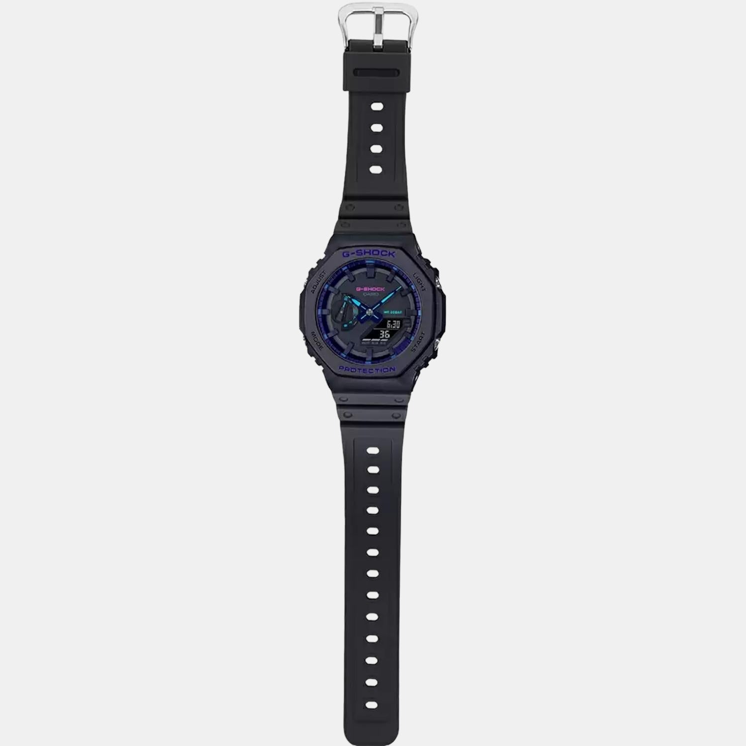 G-Shock Men Quartz Black Dial Analog-Digital Resin Watch G1182