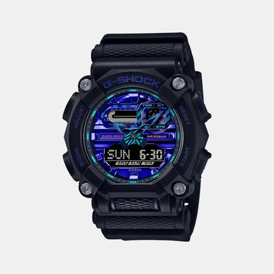G-Shock Men Quartz Blue Dial Analog-Digital Resin Watch G1183