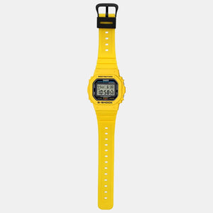 G-Shock Men Quartz Yellow Dial Digital Stainless Steel Watch G1184