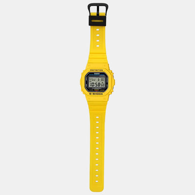 G-Shock Men Quartz Yellow Dial Digital Stainless Steel Watch G1184
