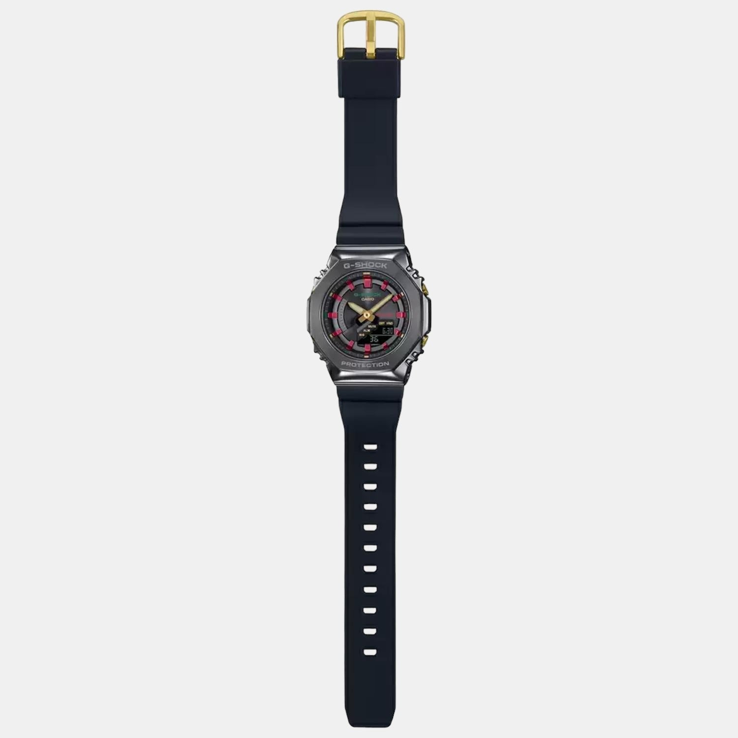 G-Shock Women Quartz Black Dial Analog-Digital Stainless Steel Watch G1185