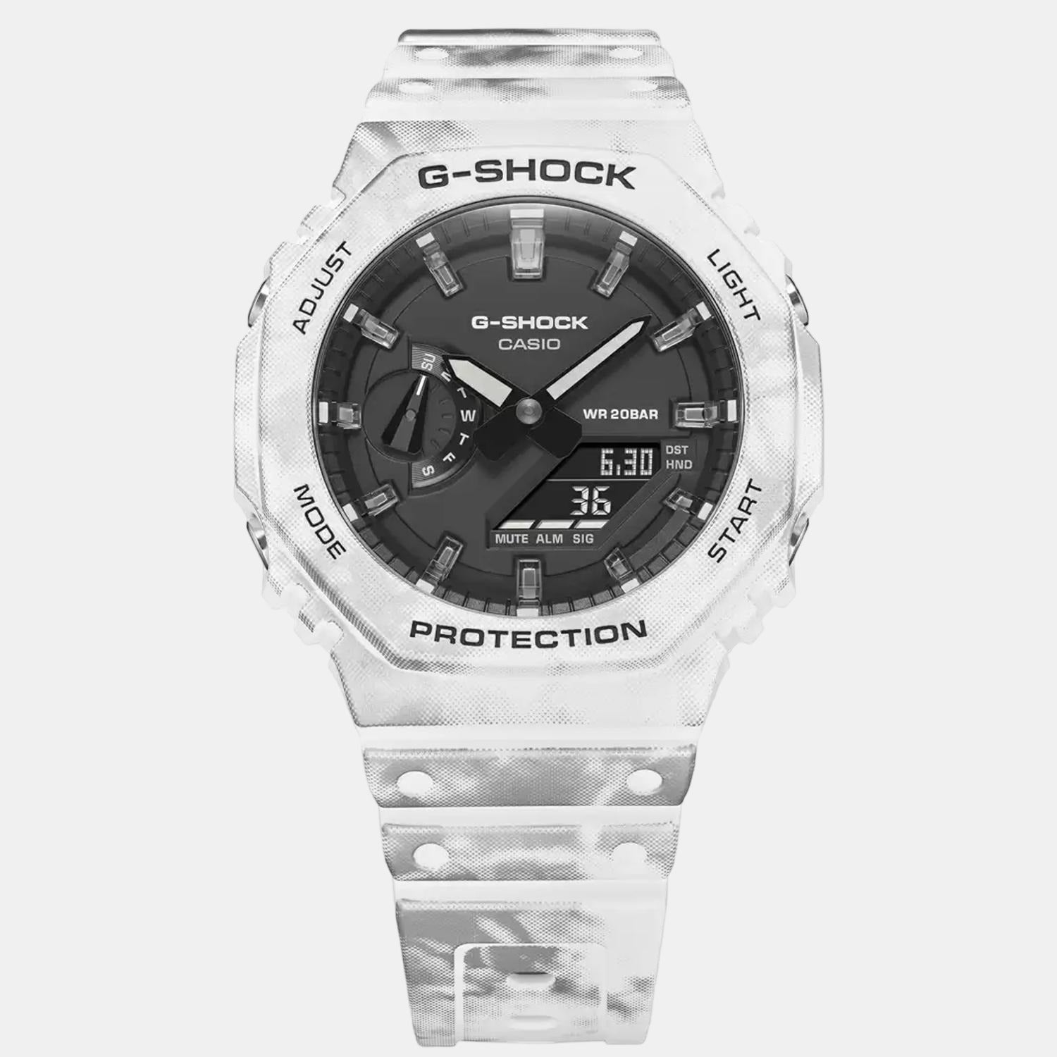 G-Shock Men Quartz Black Dial Analog Resin Watch G1192